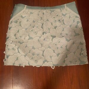 Floral Embroidered Women's Skirt